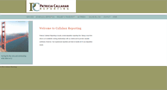 Desktop Screenshot of callahanreporting.com